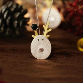 Wholesale-Reindeer-Silver-fashion-necklace-2017 (1)